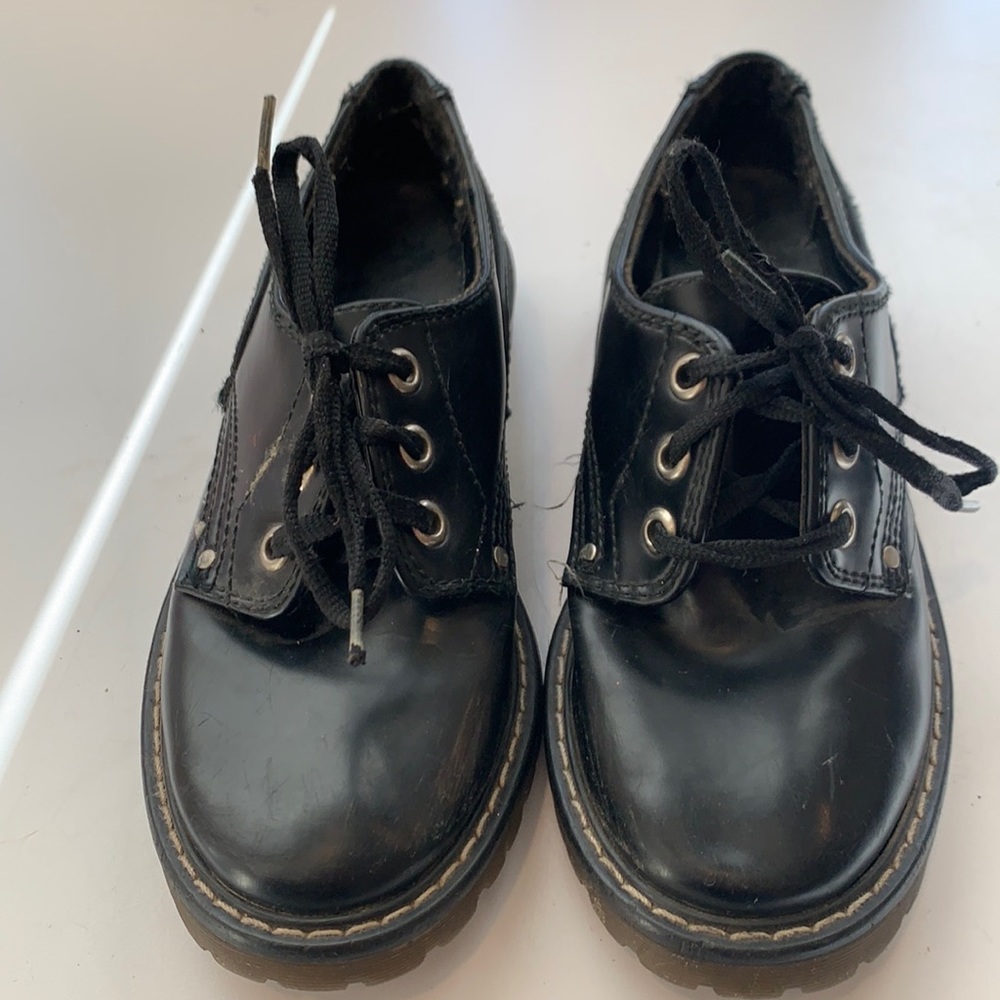 EUC Black Formal Boys Shoes, Size 11.5